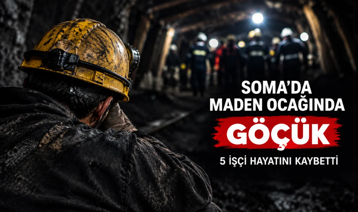 Soma’da Maden Ocağında Göçük: 5 İşçi Hayatını Kaybetti