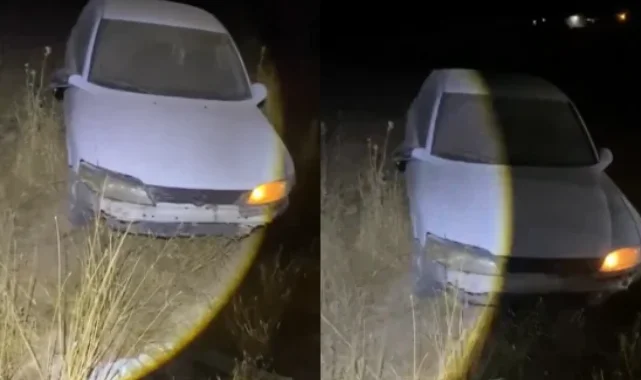 Harran’da Virajı Alamayan Otomobil Şarampole Yuvarlandı