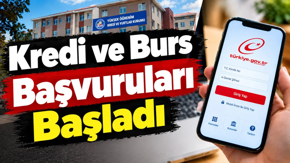 KYK Burs ve Kredi Başvuruları Başladı: Son Gün 16 Ekim!