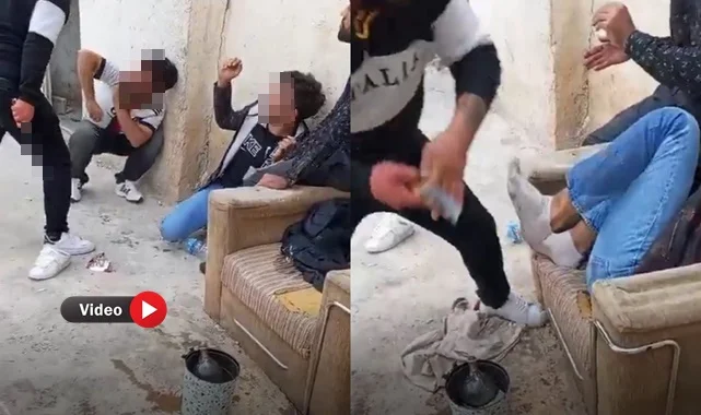 Şanlıurfa’da Metruk Alanda Şiddet Görüntüleri