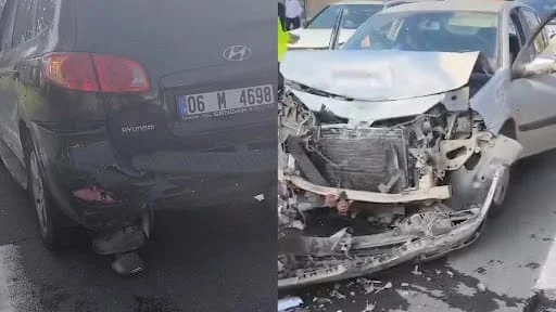 Urfa İki Otomobil Çarpıştı: 1 Yaralı