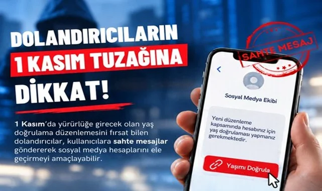 1 Kasım Öncesi Dolandırıcılık Tuzağına Dikkat!