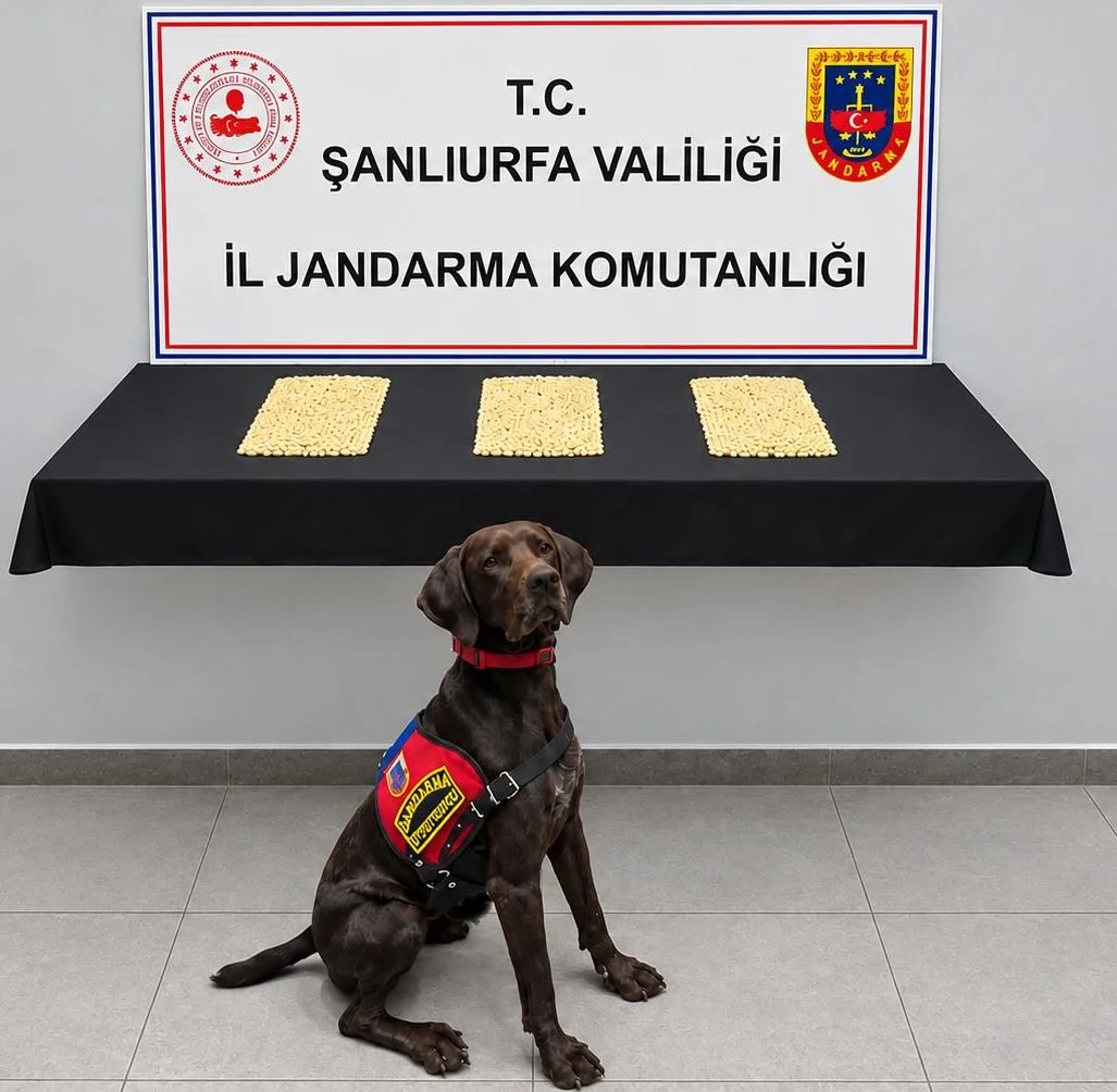 Şanlıurfa’da 2 Bin 970 Captagon Hap Ele Ge geçirildi