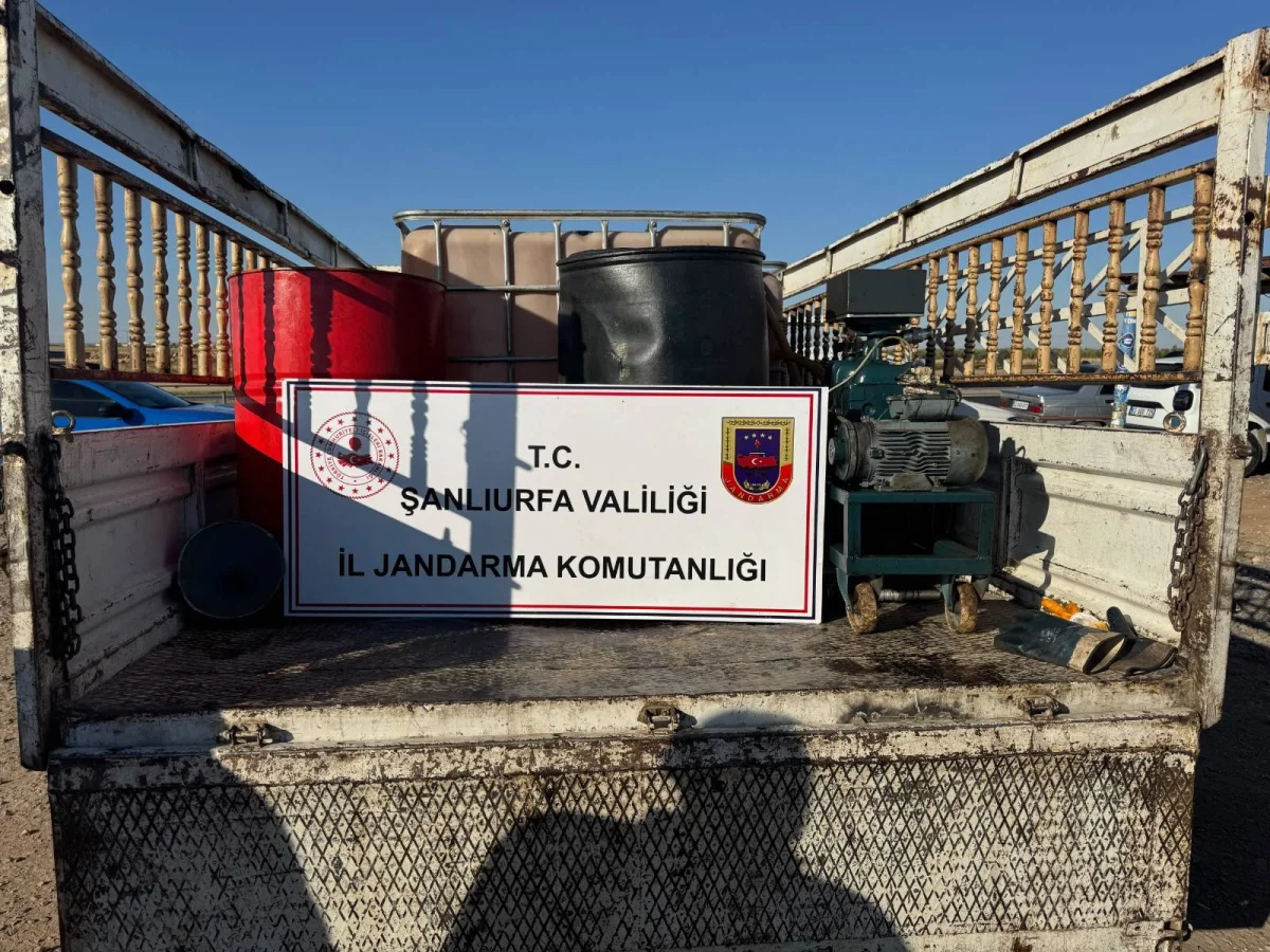 Şanlıurfa'da 650 Litre Kaçak Mazot Ele Geçirildi